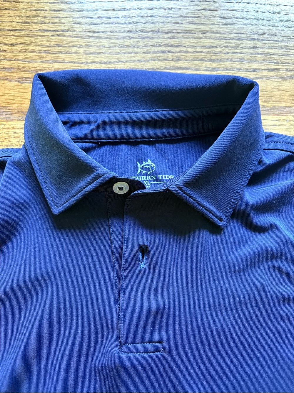 Southern Tide Boys XL (16) Short Sleeve Navy Blue Polo - great condition! - Picture 15 of 16